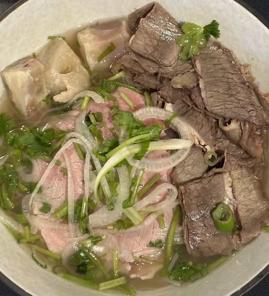 #6. Rare Steak, Flank, and Tendon in Noodle Soup