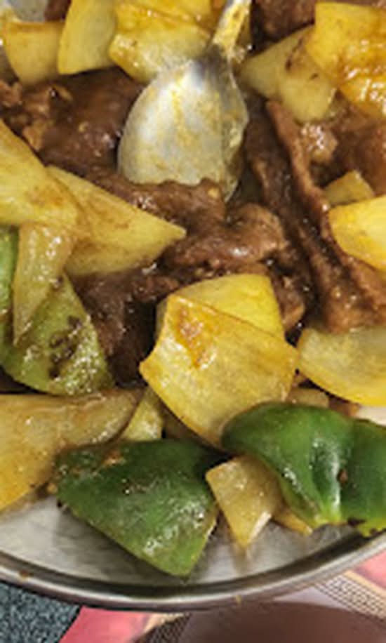 85. Curry Beef with Fried Rice