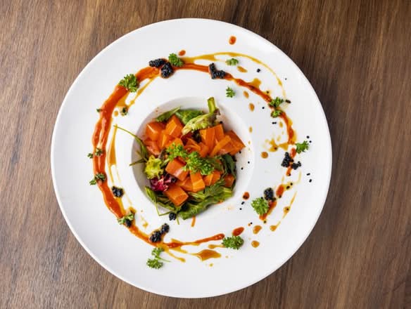 Spicy Vegan Tuna Sashimi