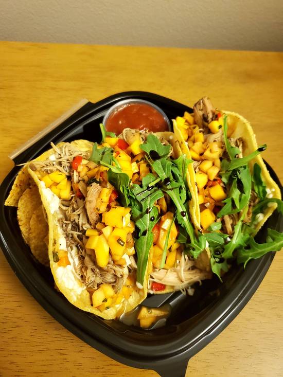 Set of 3 Jerk chicken Tacos
