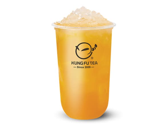 Peach Green Ice Tea Large
