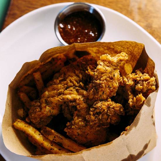 Brown Bag Chicken & Chips