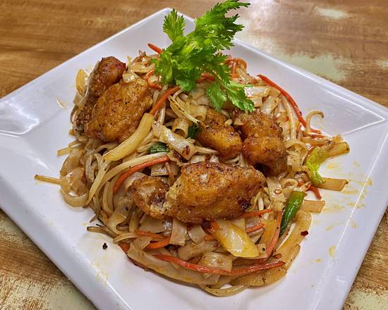 Satay Stir-fried "Ho Fun"
