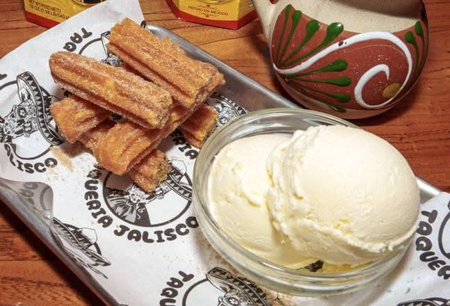 Churros and Ice Cream