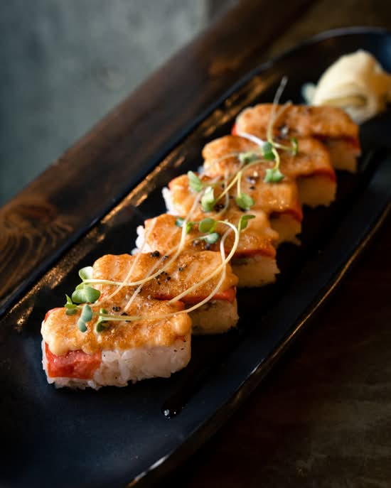 Salmon Pressed Sushi