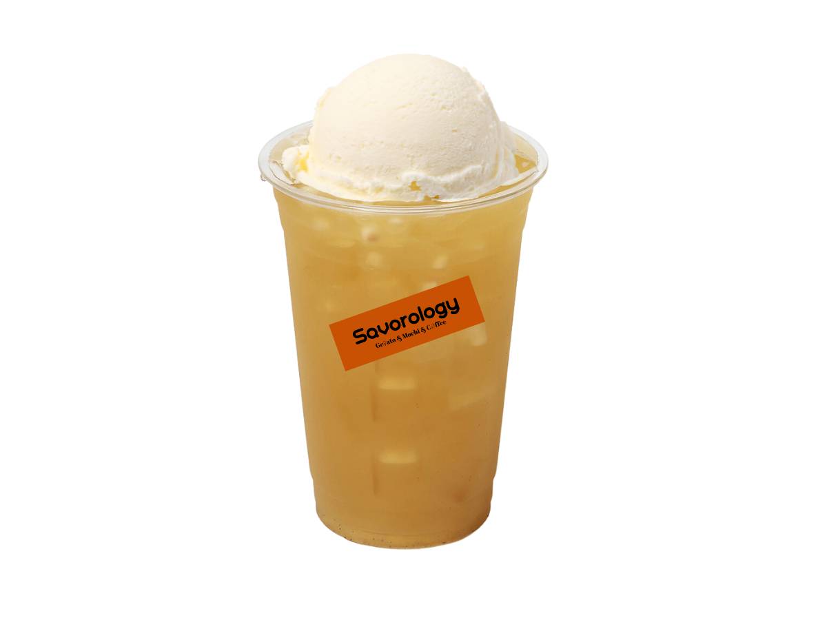 Jasmine Green Tea Float w/Vanilla Ice Cream