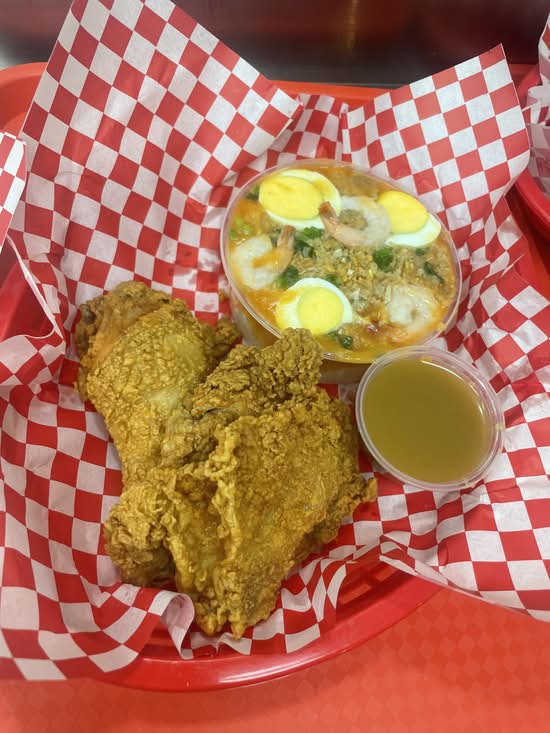 C2. 2 Pcs. Fried Chicken, Palabok