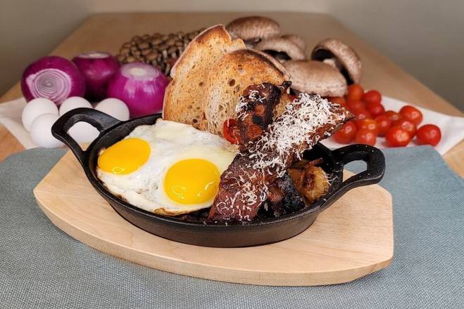 BBQ Pork Ribs Hash