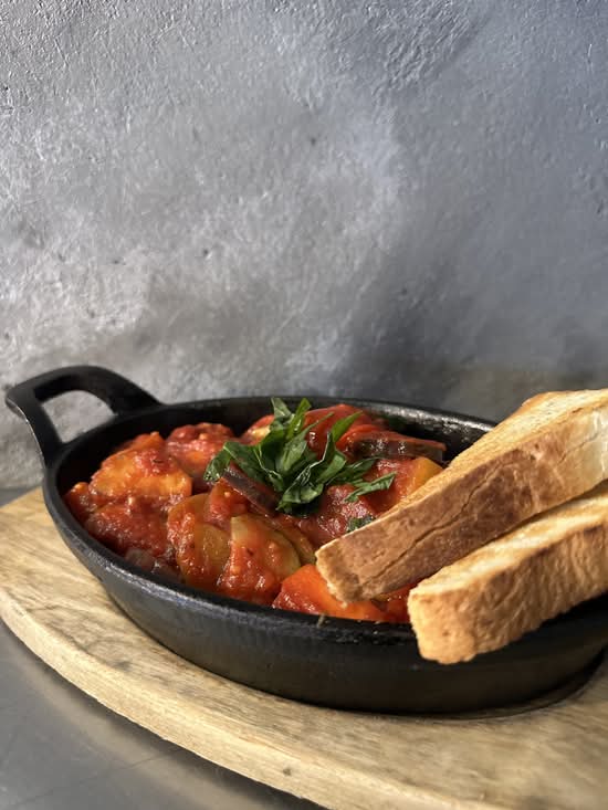 Ratatouille with hash - Vegetarian