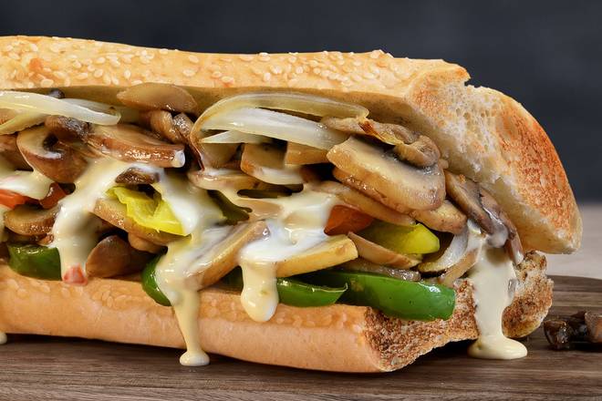 MUSHROOM PHILLY (vegetarian-friendly, no steak)
