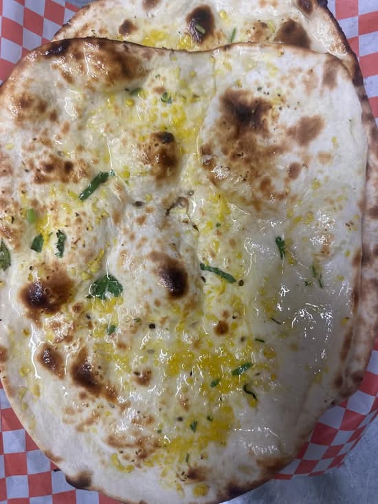 Garlic naan