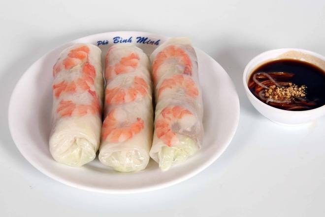 32-Vietnamese Shrimp Salad Rolls ( gỏi cuốn -3 pcs)