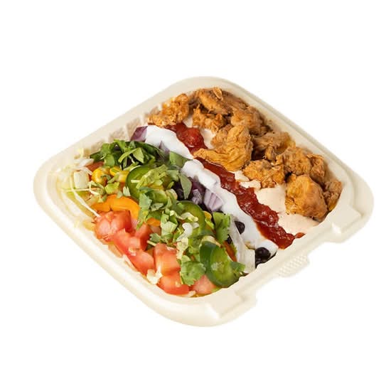 Chicken Half Naked Burrito