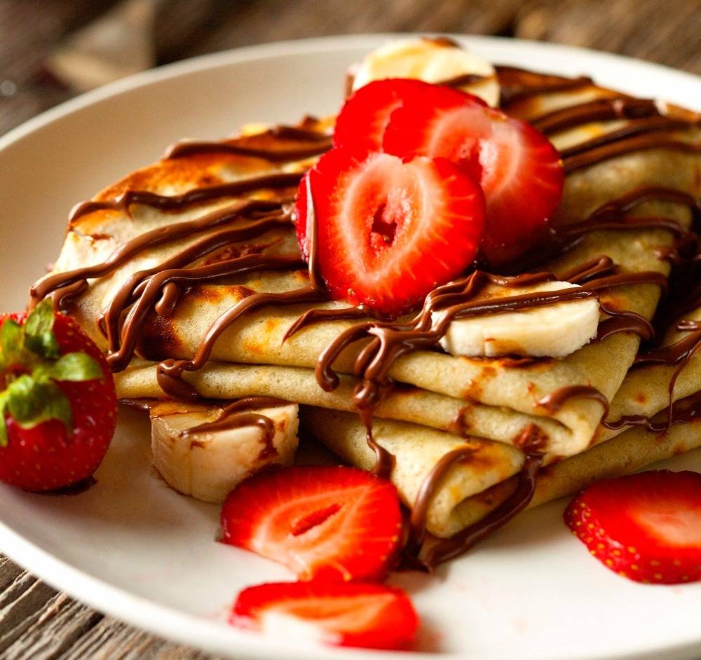 Nutella fraise banane