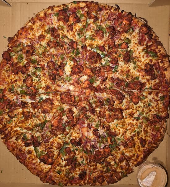 Tandoori Chicken pizza