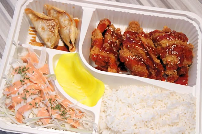 Crispy Chicken Dosirak (Bento Box)