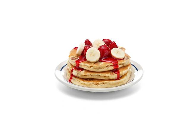 Strawberry Banana Protein Pancake