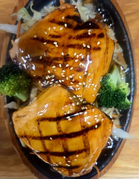Salmon Teriyaki Dinner