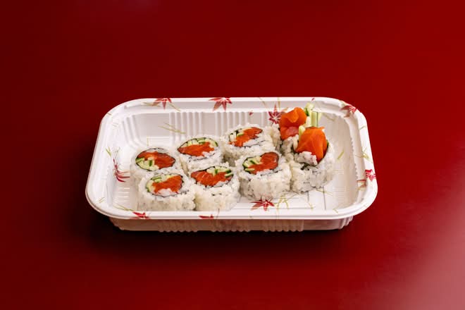 SPICY WILD SALMON roll (LV) (8pcs)