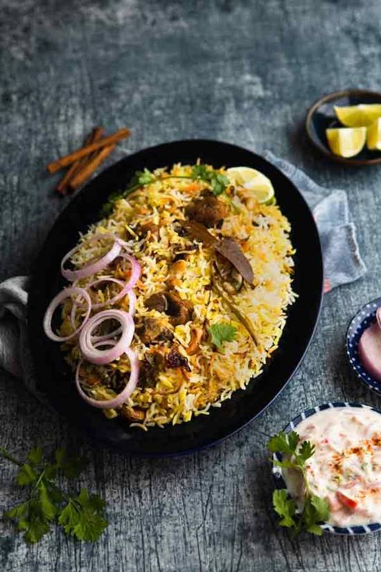 Goat Biryani (Complementary Raita)