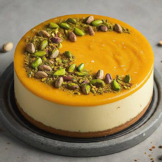 Mango Pistachio Cheesecake