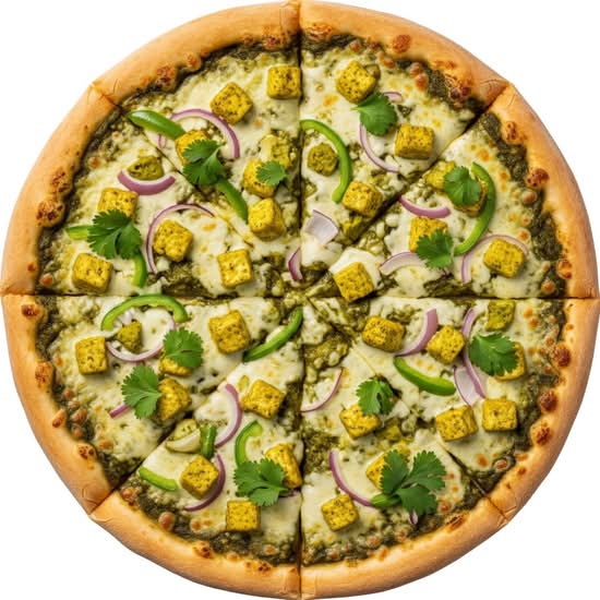 Palak Paneer Pizza