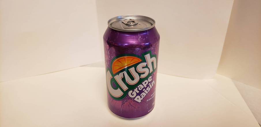 Can of crush grape