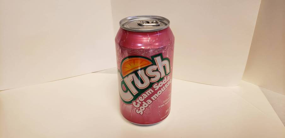 Can of crush cream soda