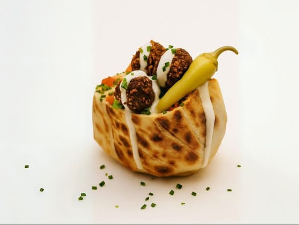 Falafel In Pocket Pita/Wrap