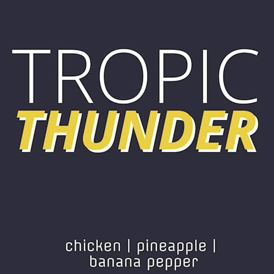 Large Tropic Thunder Pizza
