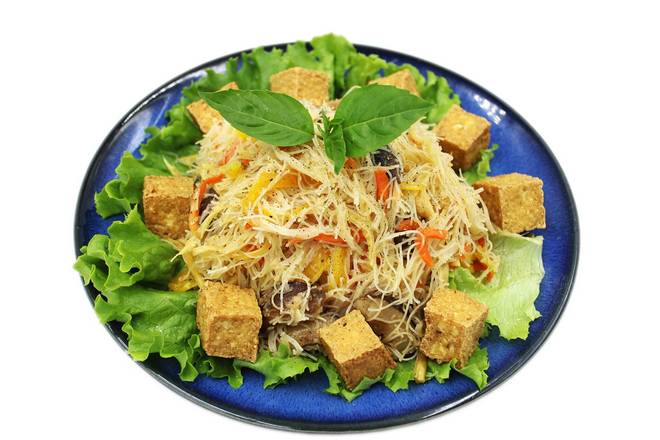 Vegetarian Singapore Rice Noodle (Bún Gạo Xào Chay)