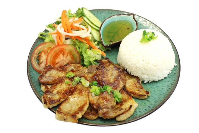 Grilled Pork Chop Rice (Com Suon)