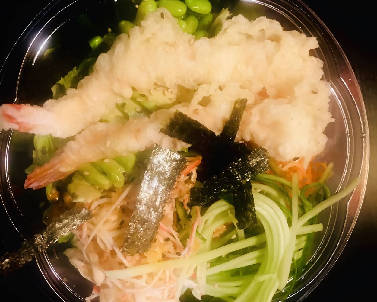 R47 Poke crevette & kani/ Poke shrimp & kani