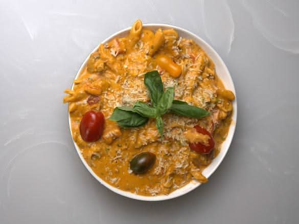 Veg Rose Penne Pasta  (Red Sauce)