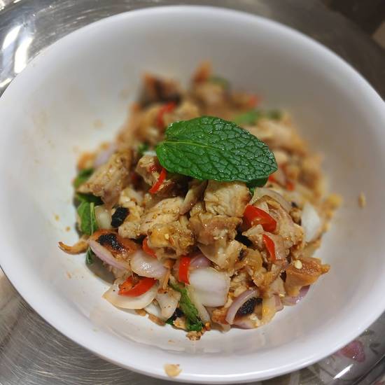 Spicy Chicken BBQ Salad (Larb)