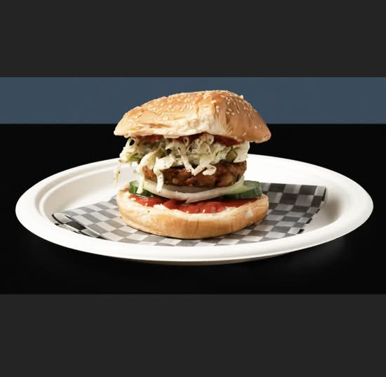 Veg Aalu Tikki Burger