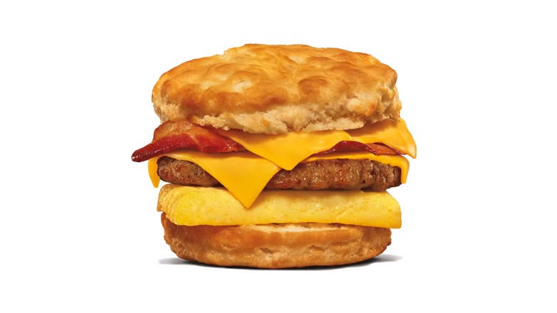 Bacon, Sausage, Egg, & Cheese Biscuit