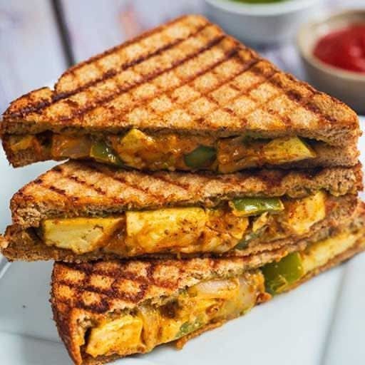 Amritsari paneer sandwich