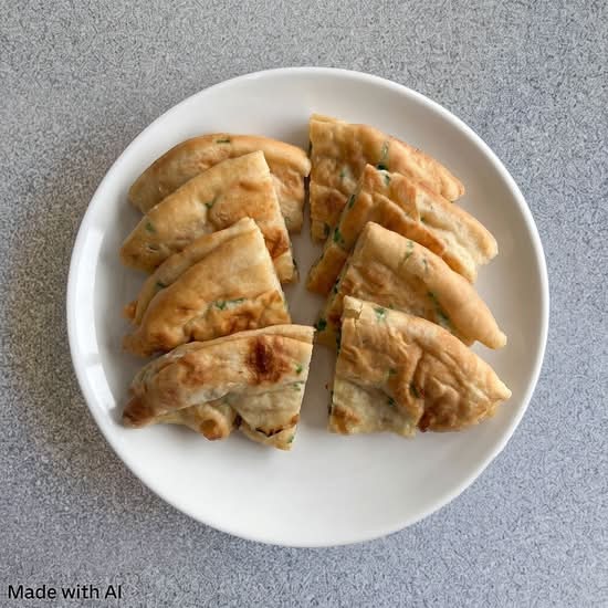 Two Green Onion Cakes