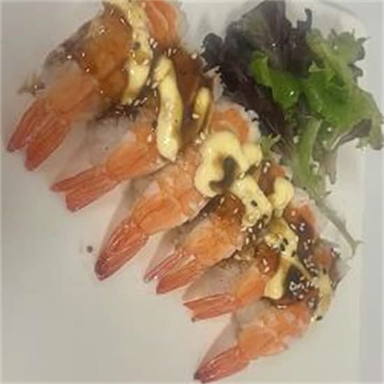 T6 Torched Shrimp Sushi(6 pcs)