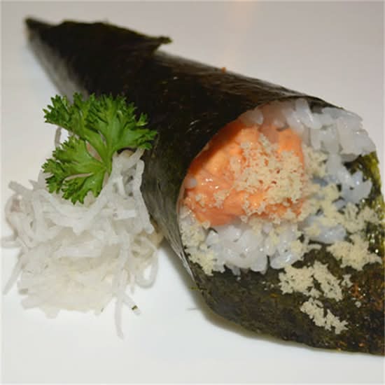 H4 Spicy Salmon Hand Roll