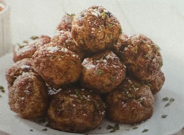 Golden Meat Ball Sandwich
