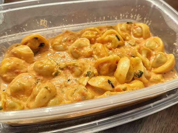 Pâtes tortellini rosée / Rosé Tortellini Pasta