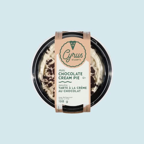 Tarte à la crème au chocolat / Chocolate cream pie