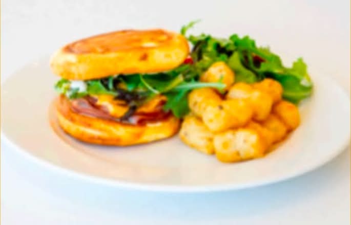 Ham & Cheese Fluffy Sandwich