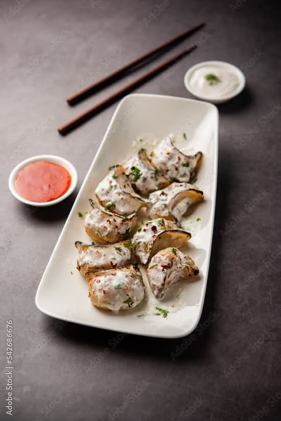 Chicken Malai Momos