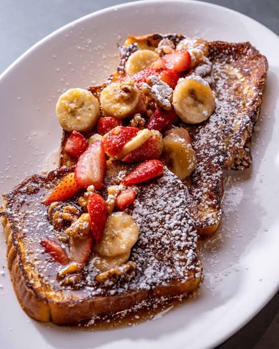 French Toast Flambé avec Grand Marnier