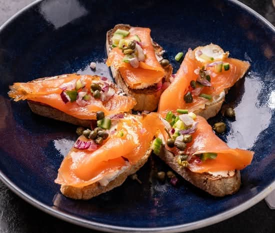 Smoked Salmon Crostini