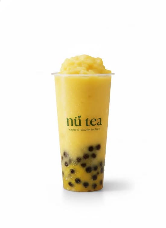 Mango Jasmine Slush with Pearls