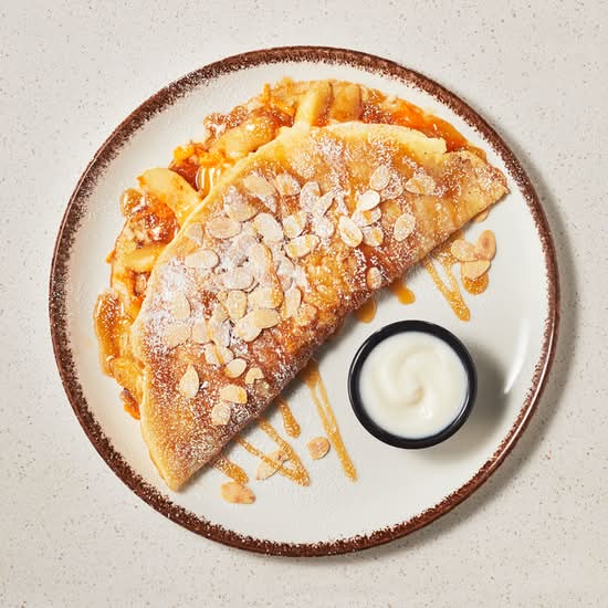 Crêpe pommes & cheddar / Apple and cheddar crepe